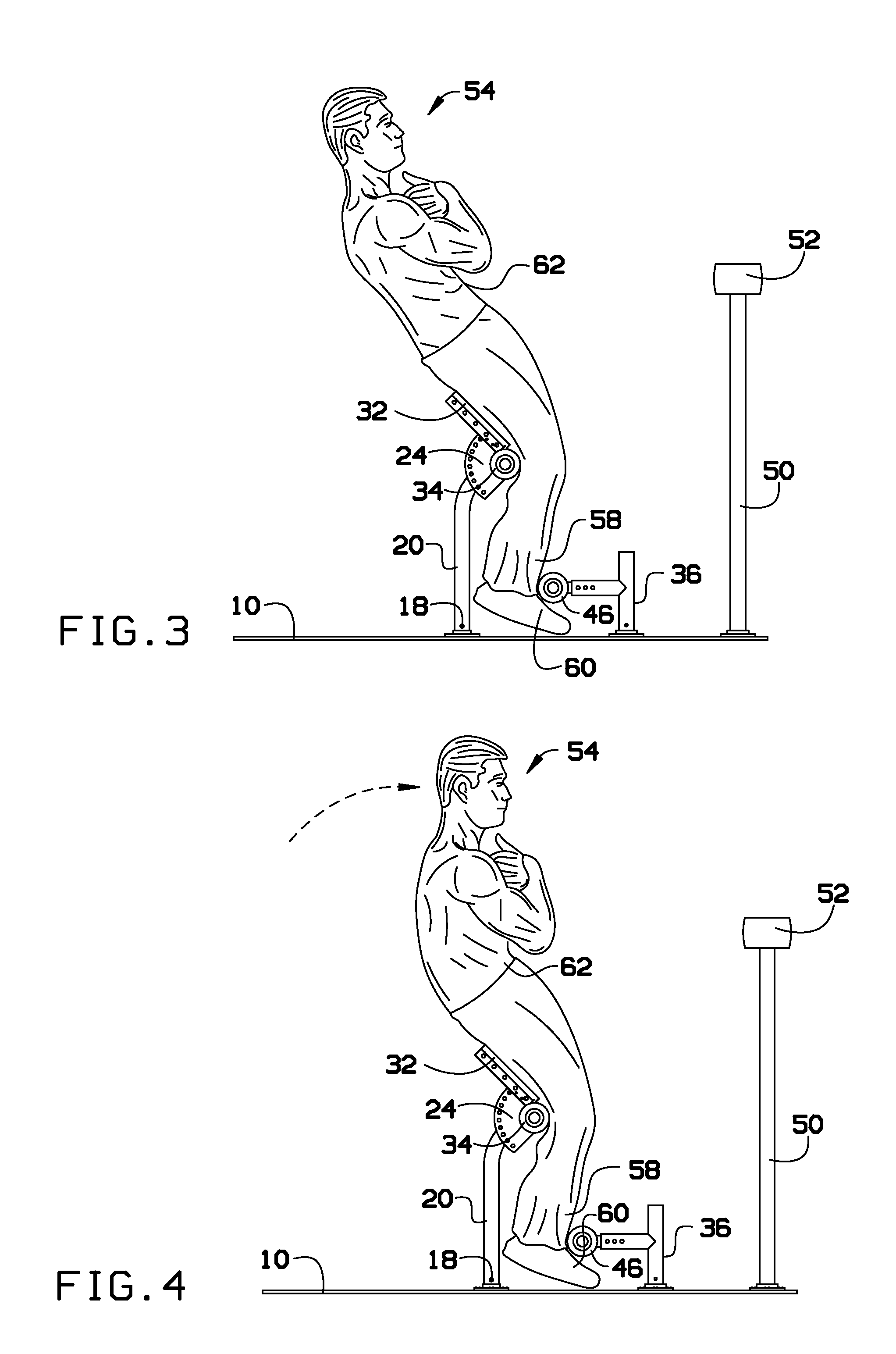 Abdominal/back muscle exercise device