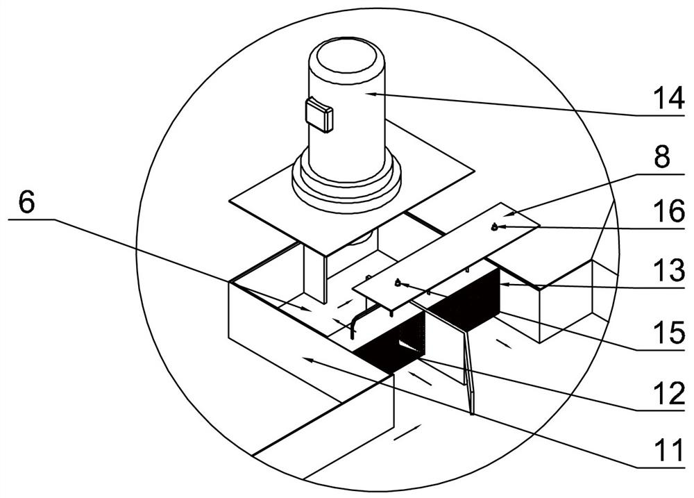 Intelligent chip removal device for metal chip cutting machine tool and control method thereof