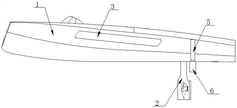 A workboat capable of stably floating for water conservancy projects