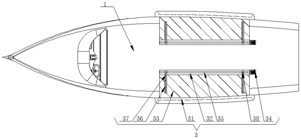 A workboat capable of stably floating for water conservancy projects