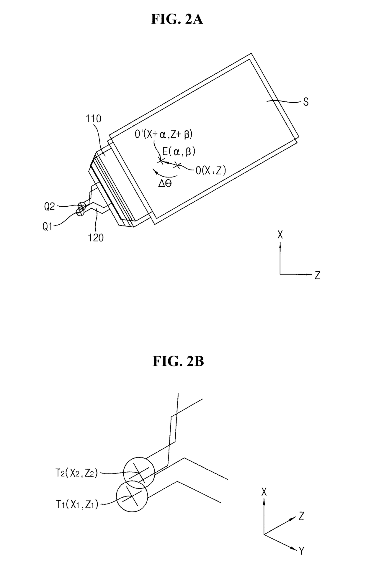 Position controller for controlling a rotation center of a tilting head