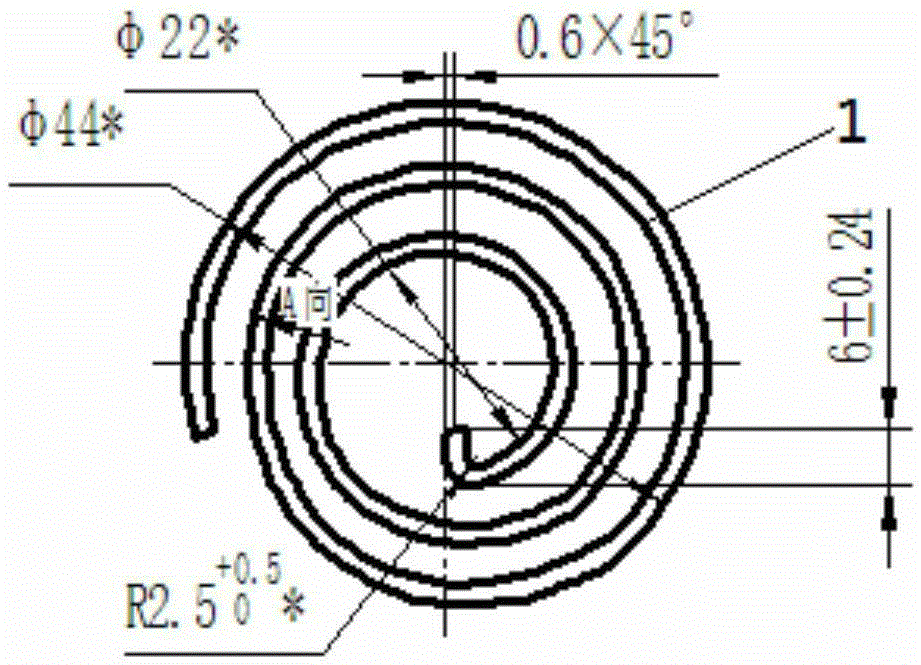 Heat treatment setting method for high-strength elastic material coil spring