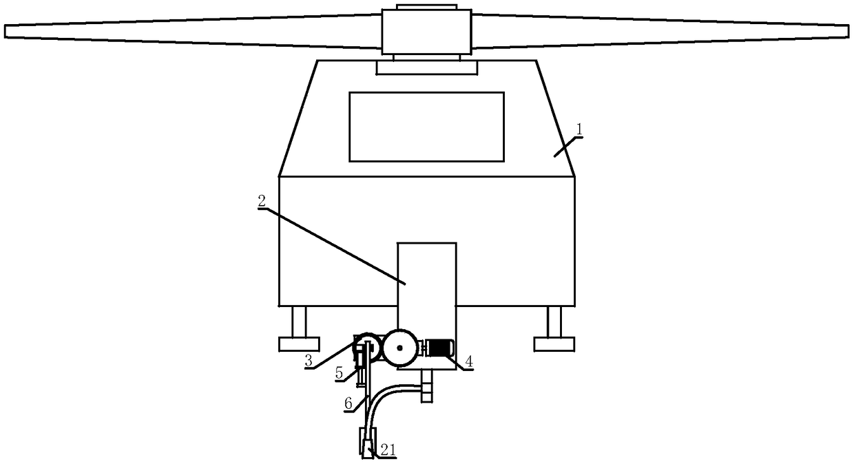 Automatic fire extinguishing unmanned plane