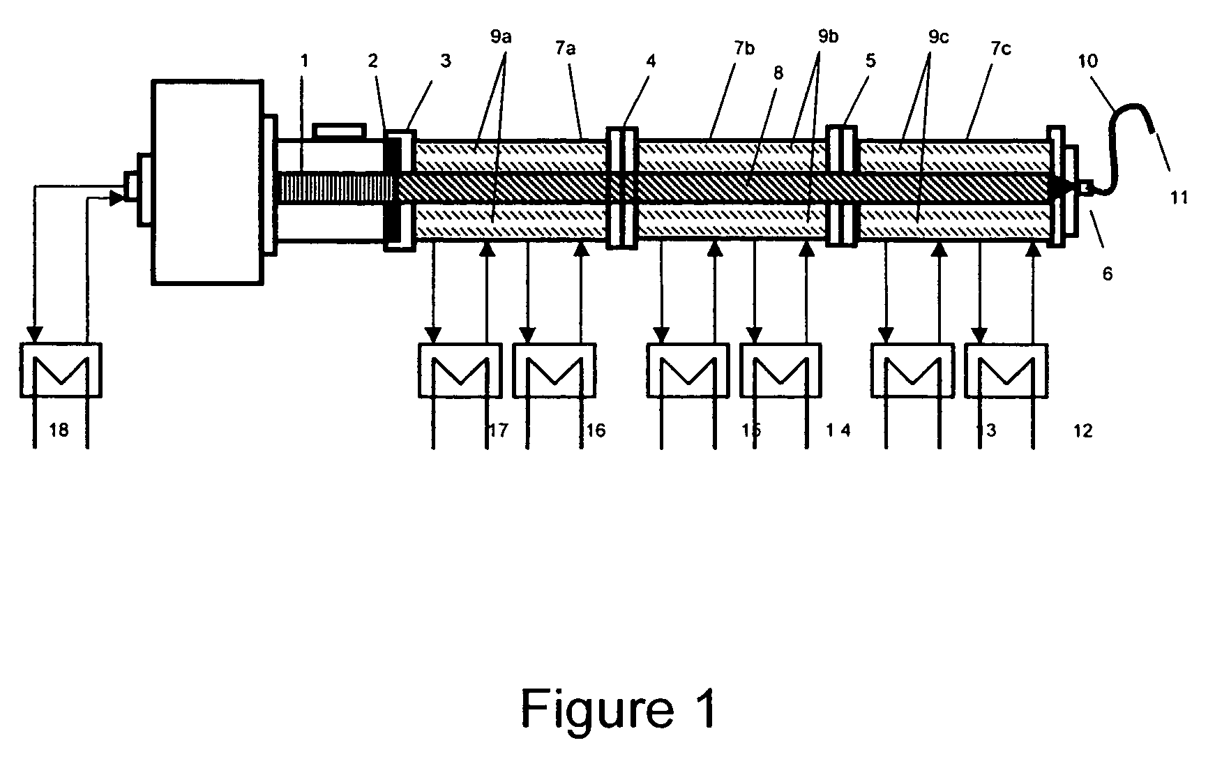 Method for the continuous production of polymers made of vinyl compounds by substance and/or solvent polymerization