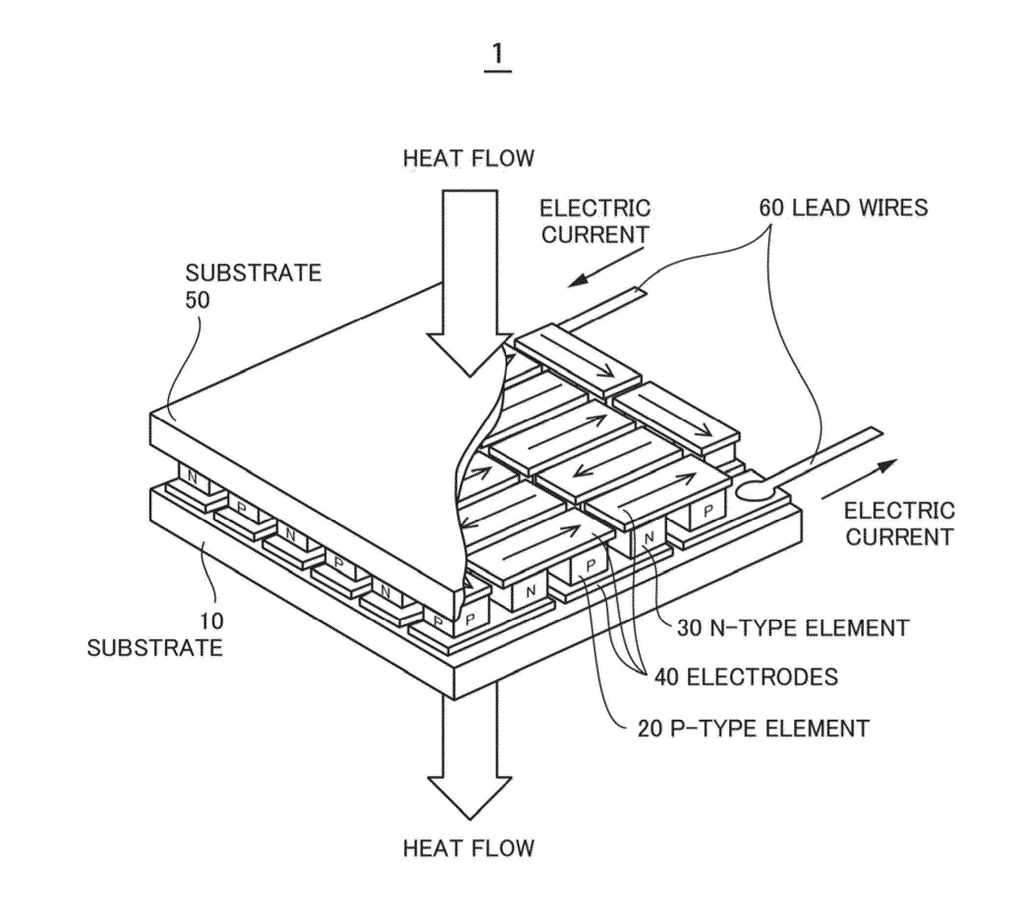 Thermoelectric power module