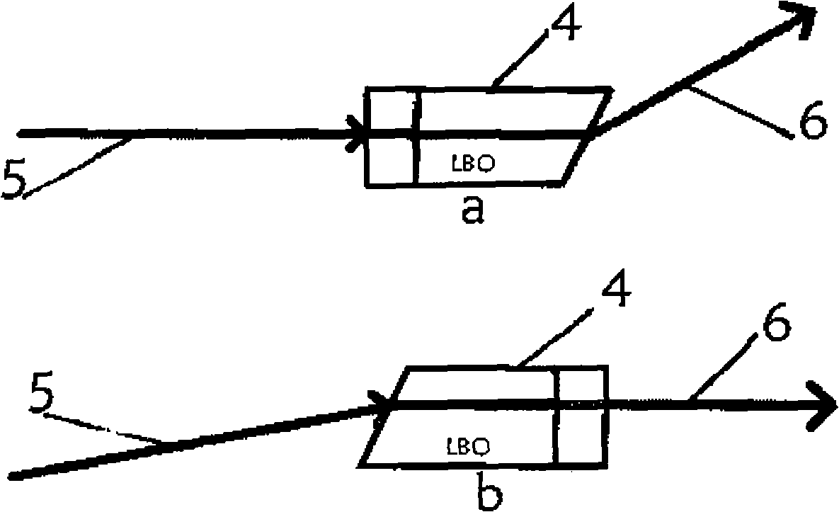 Double Brewster's angle nonlinear optical crystal and cutting method thereof