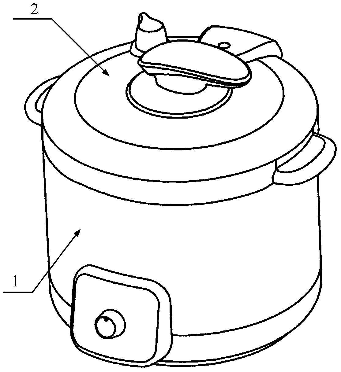 Household electric heating cooking utensil control method