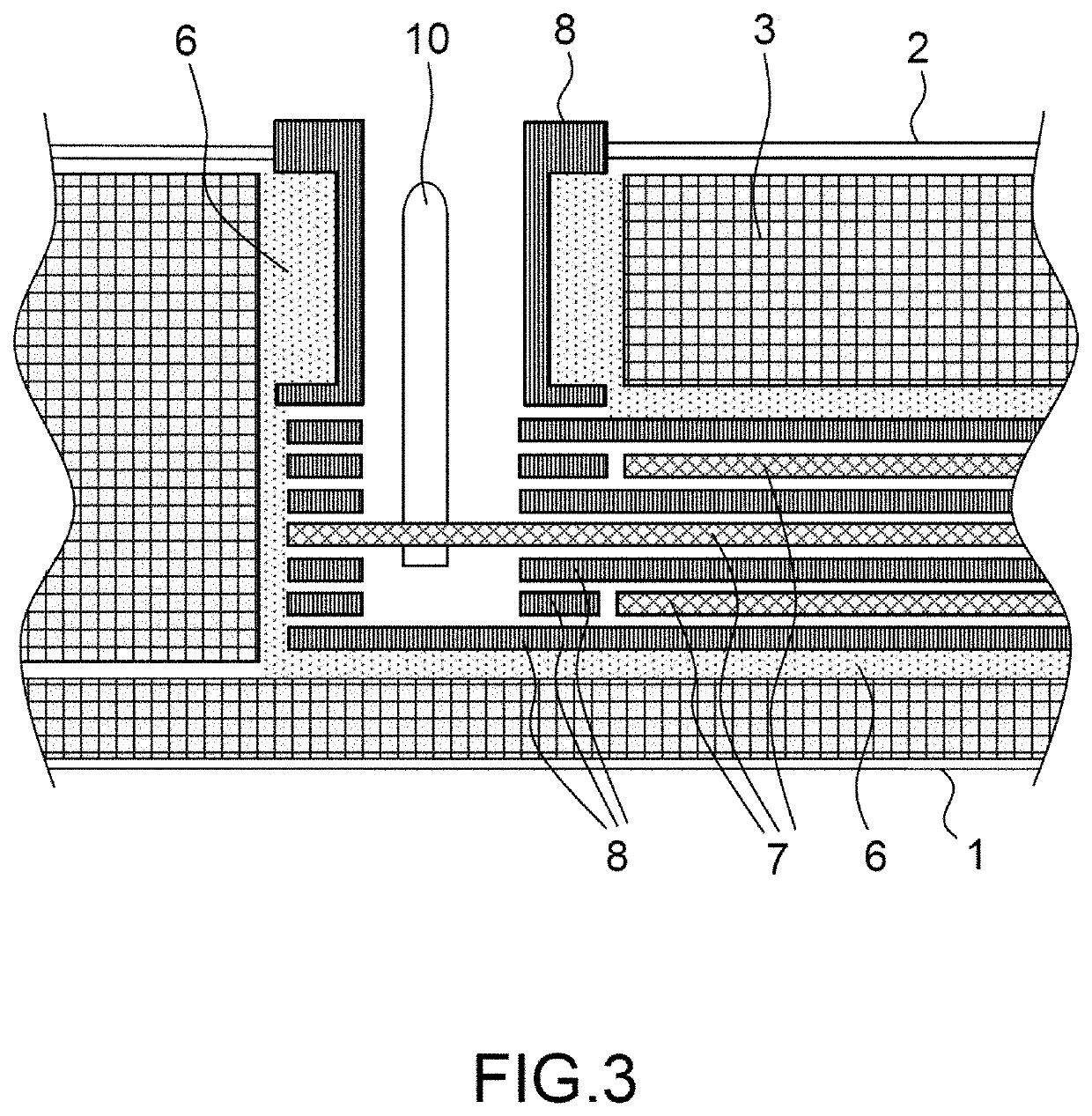 Electrical power distribution integrated into a satellite structural panel