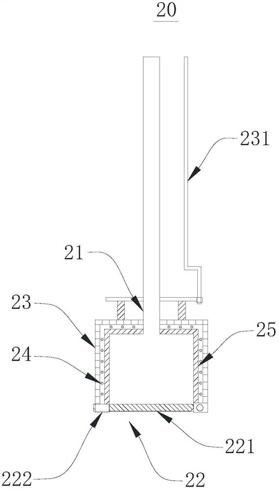 Device for preparing high-strength alloy through semi-continuous extrusion of metal powder and preparation process