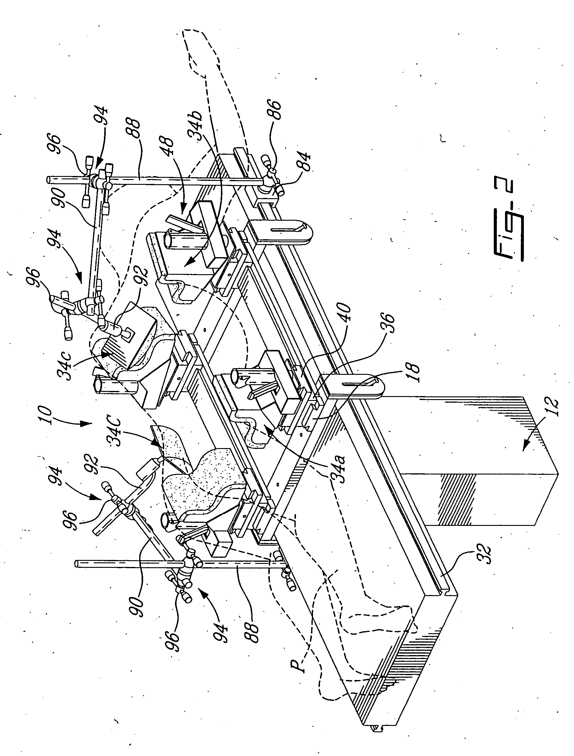 Dynamic frame for prone surgical positioning