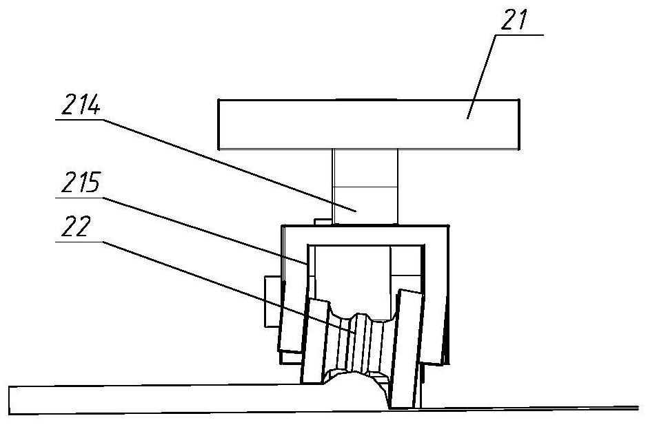 A method and device for hot rolling and rolling of arc wire-feeding additive inclined roller combined wheel