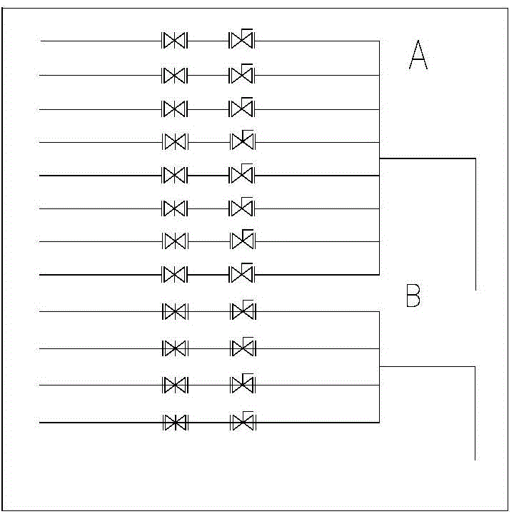 Construction method for blowdown system of converter vaporization flue