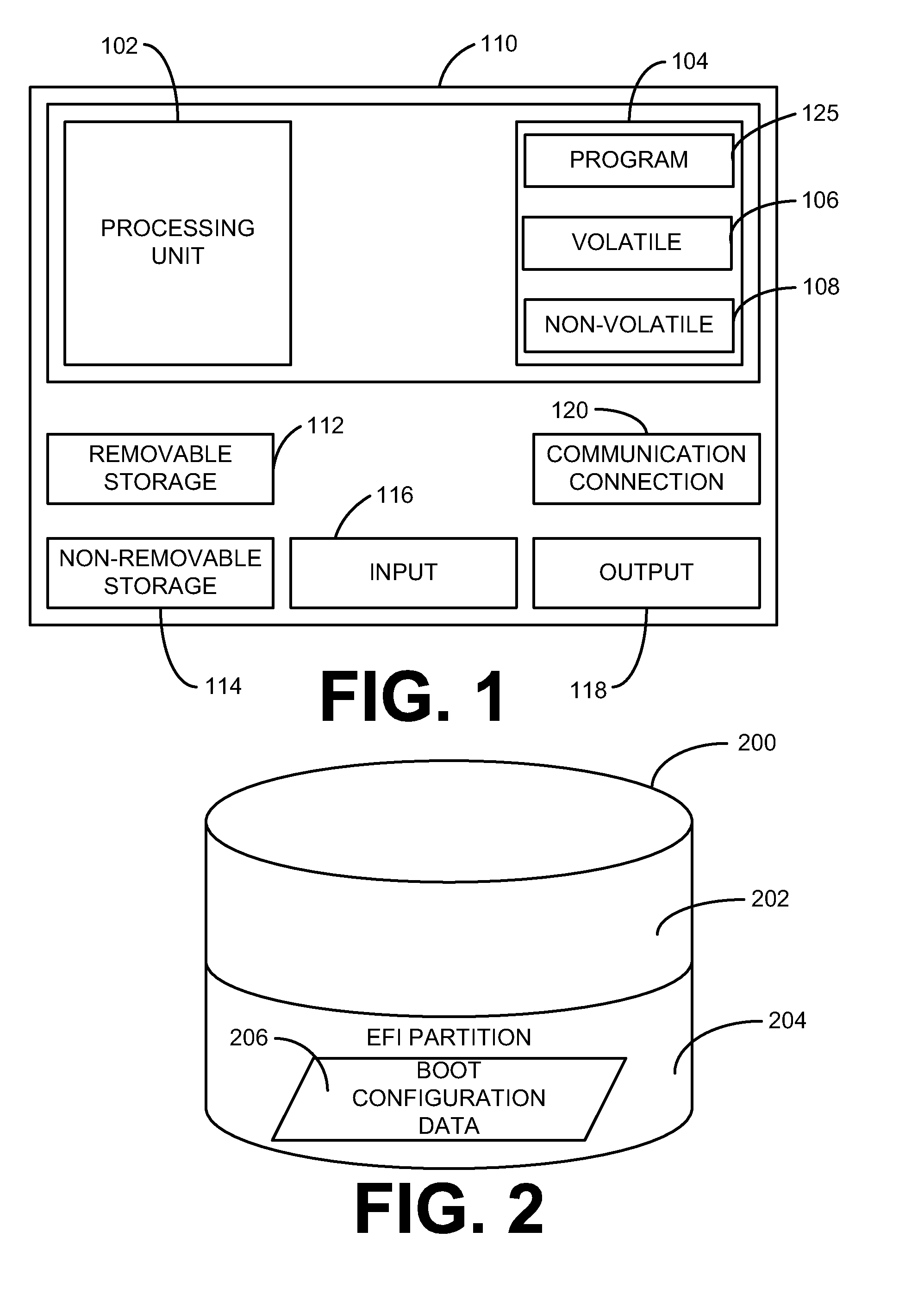 Backup and recovery of systems including boot configuration data in an extension firmware interface partition