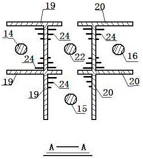 Manufacturing equipment for round-head T-shaped pile