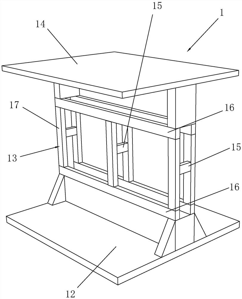 Transportation frame for steaming oven and installation method of transportation frame