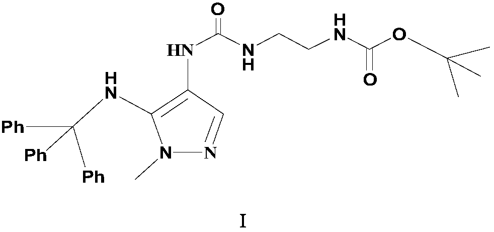 Preparation method of carbamyl amino pyrazol derived compound