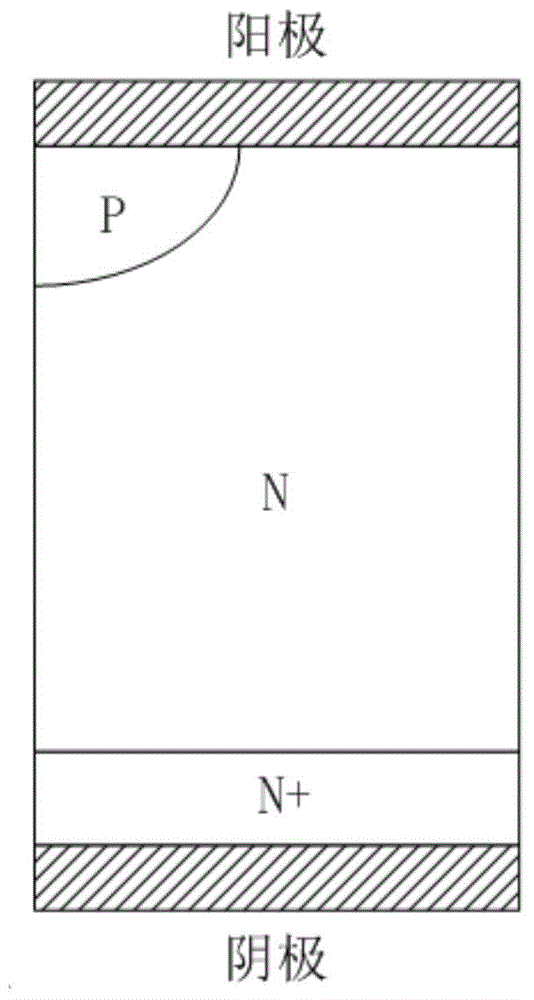 Diode with floating island structure