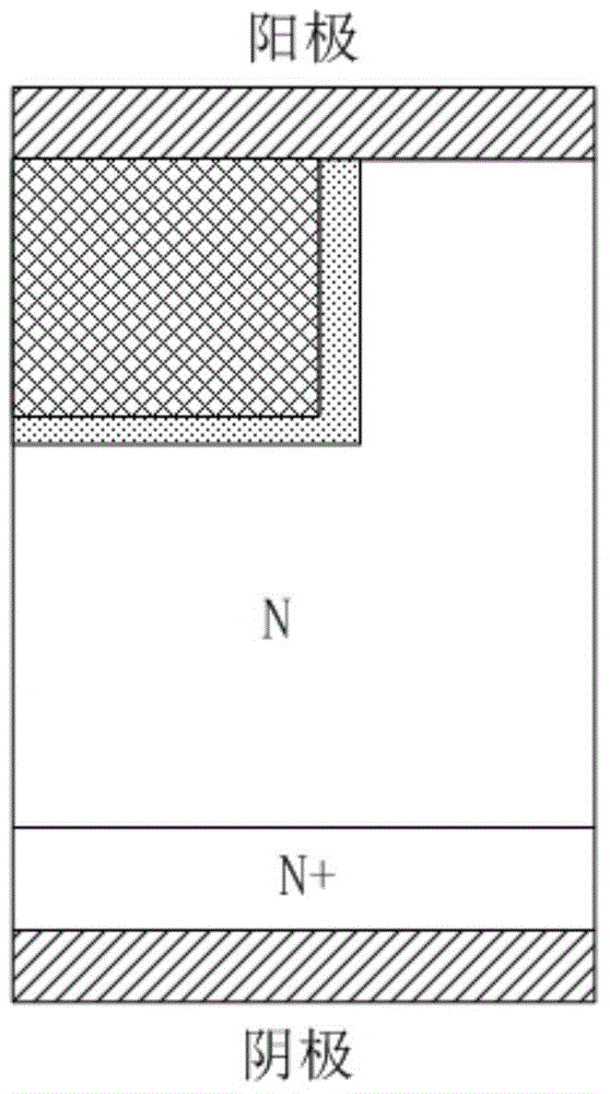 Diode with floating island structure