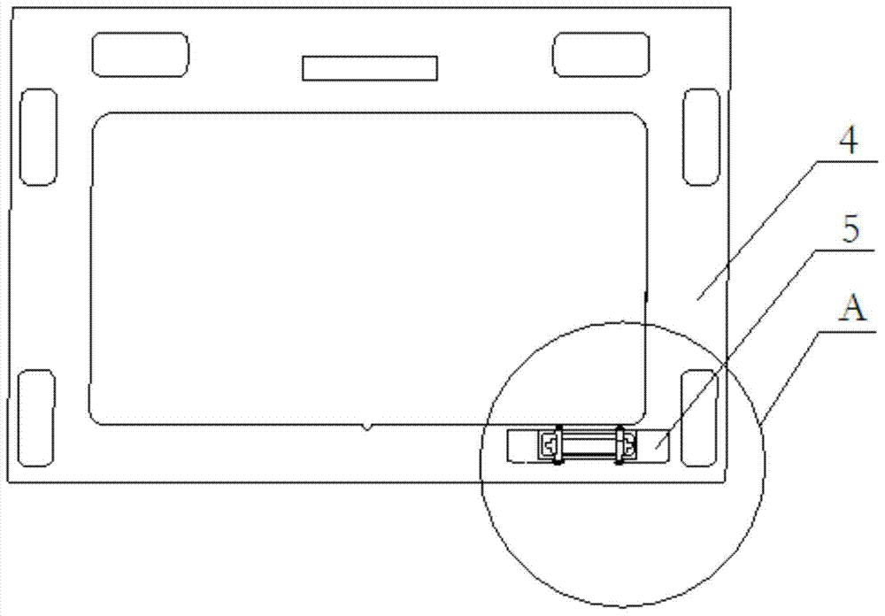 A side-suction range hood lamp installation structure and side-suction range hood