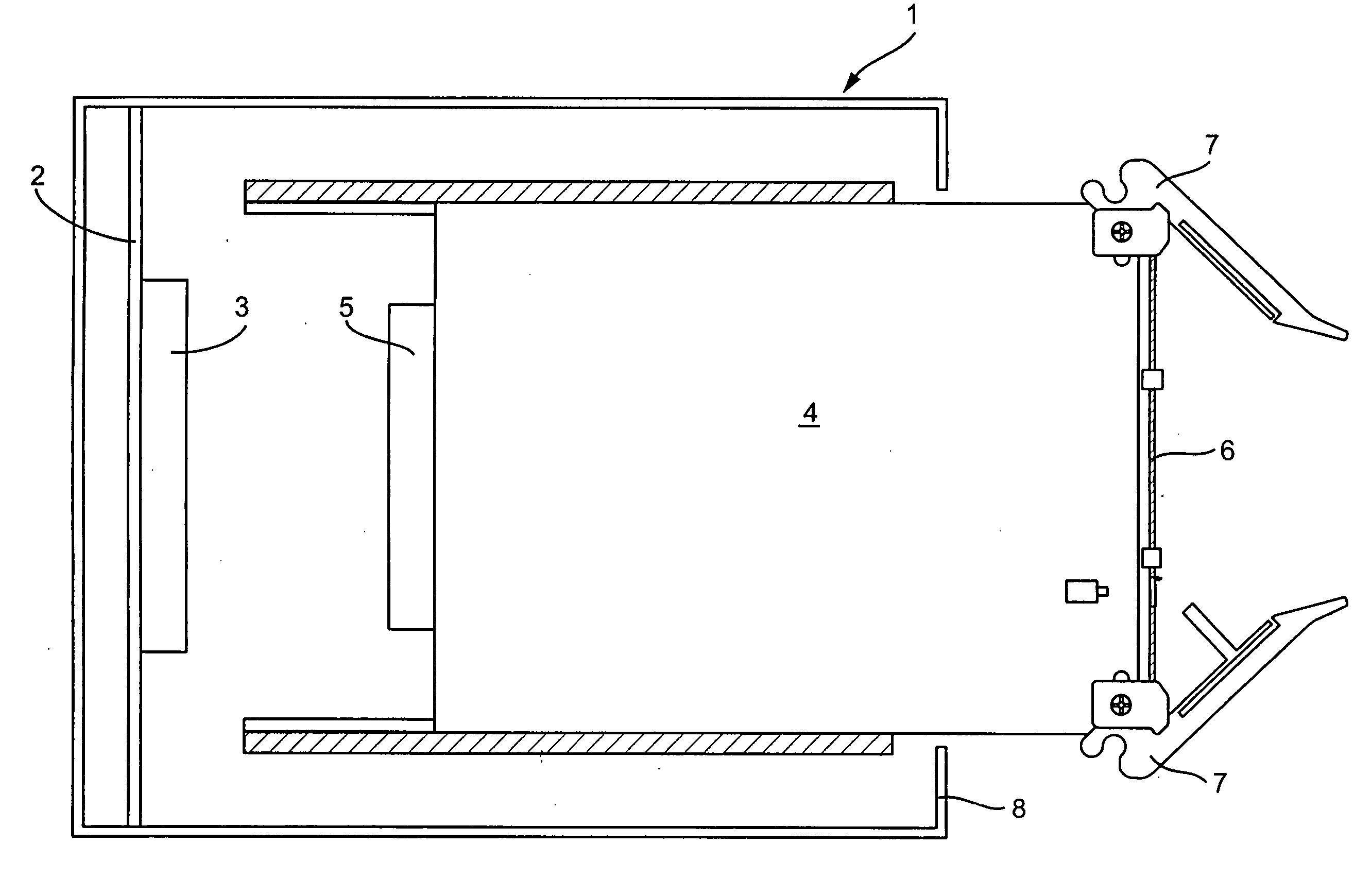 Circuit board with lever-latch handle