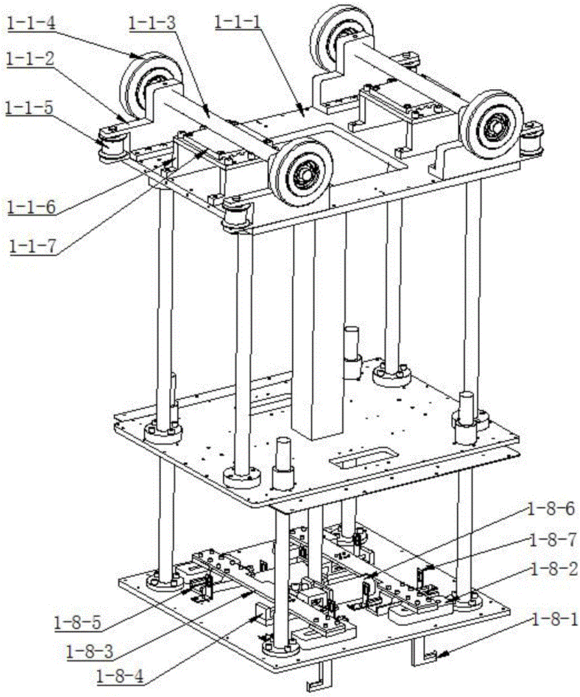 Full-automatic AGV battery replacing system