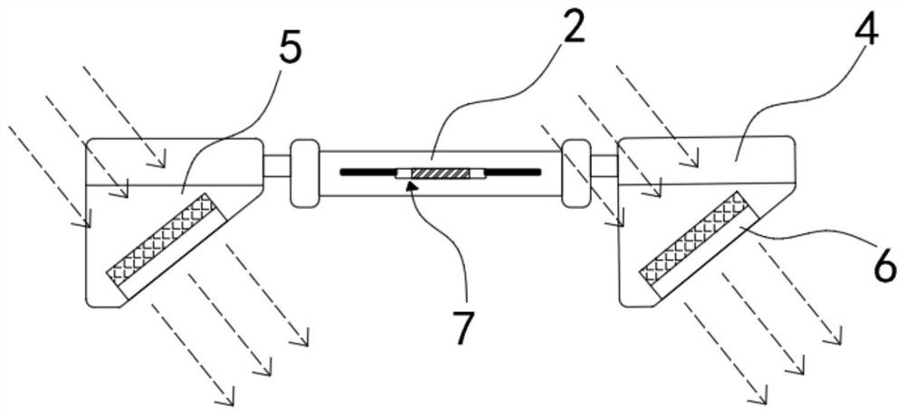 A crank pedal mechanism with a side warning mechanism for shared bicycles