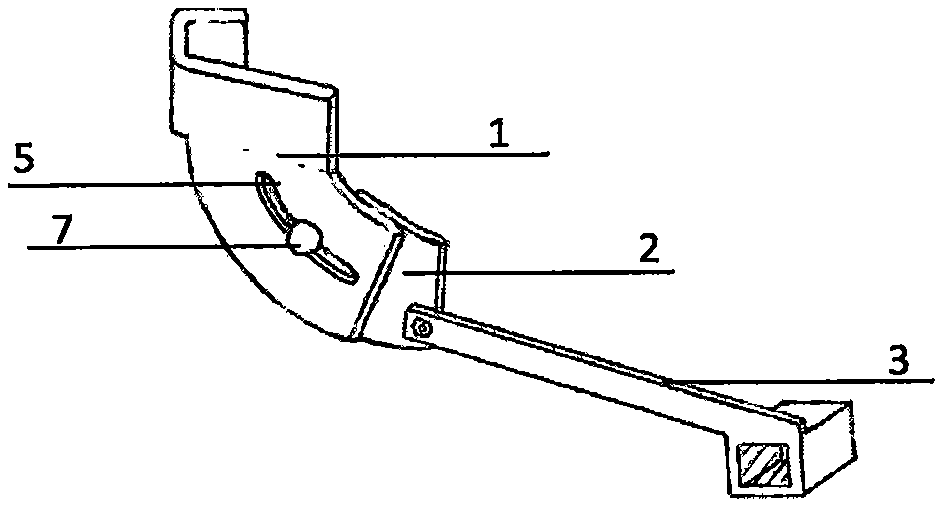 Mandibular angle curved osteotomy guider