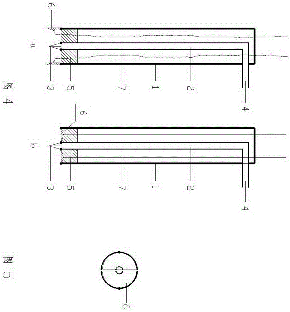 Construction method of concrete pile by soil extraction and pressure filling