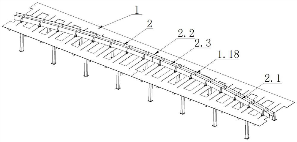 Large storage tank vault beam welding assembly platform