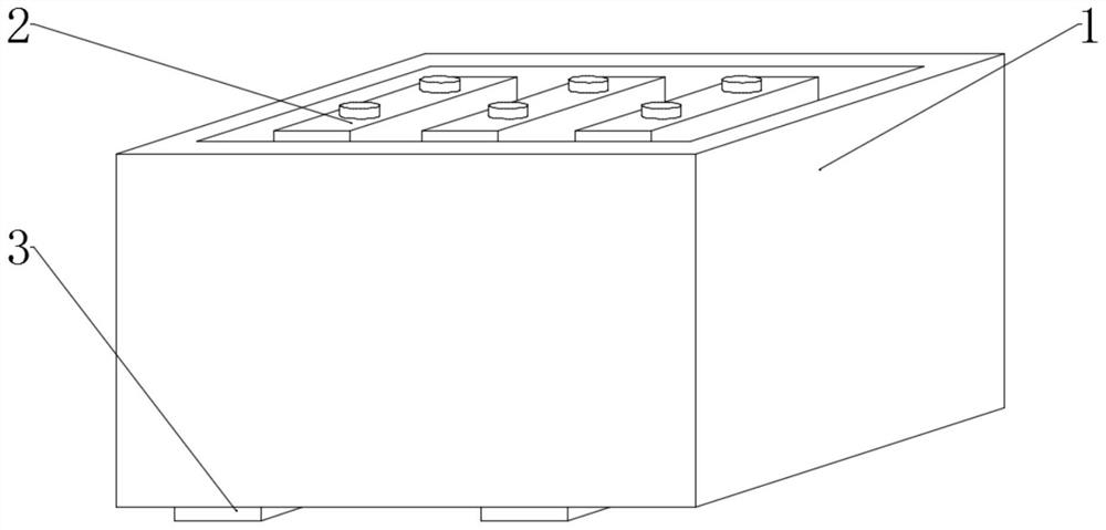 Lithium battery module transfer device and implementation method thereof