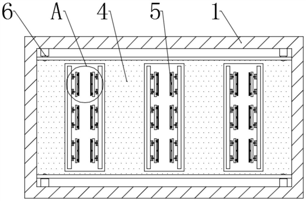 Lithium battery module transfer device and implementation method thereof