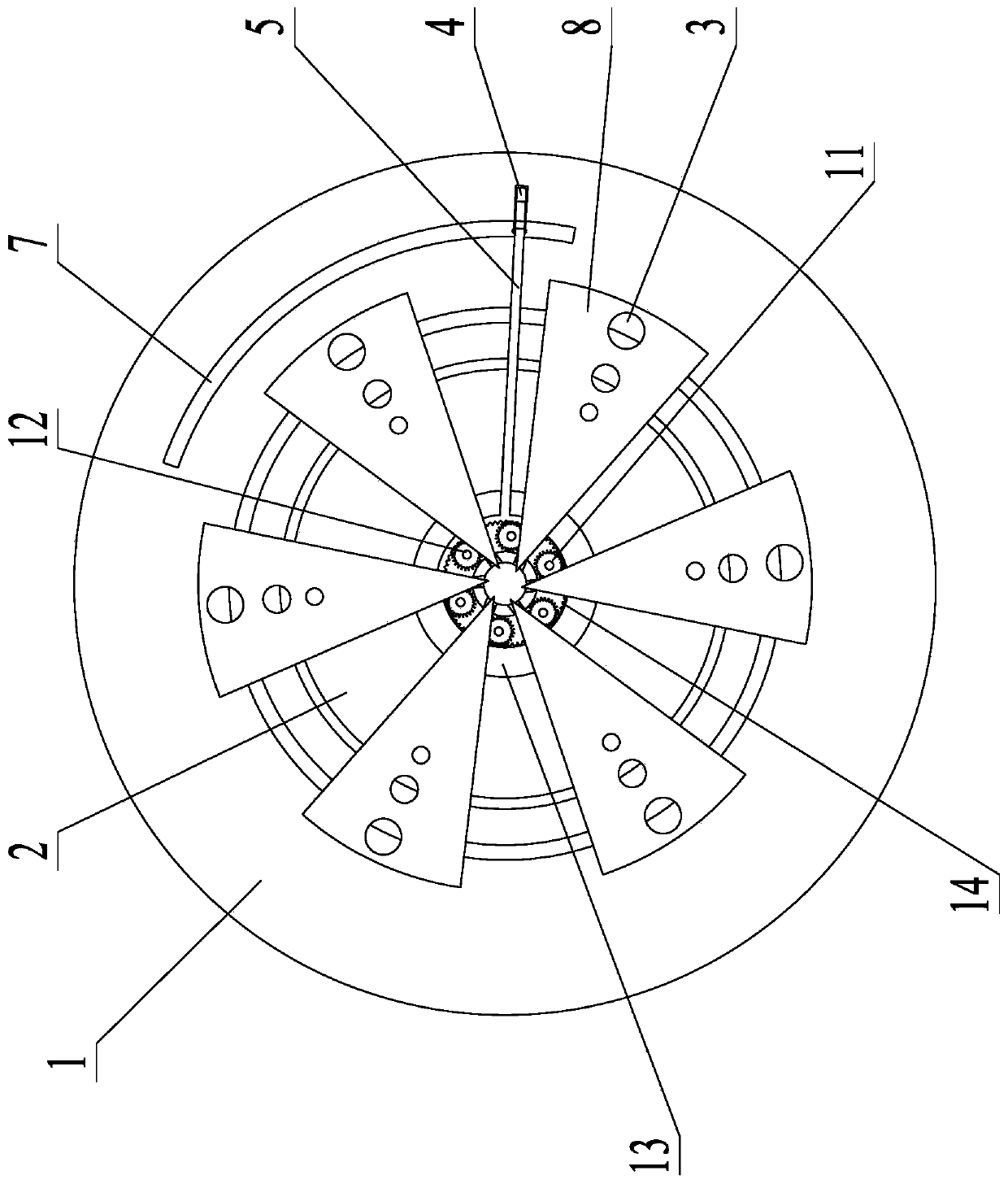 Multi-row strip sowing seed flow adjustable sowing assembly