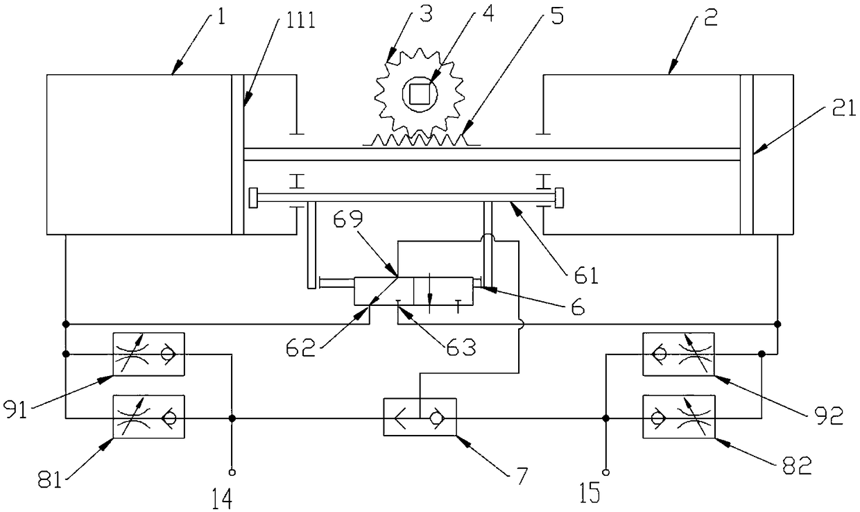 Air cylinder structure and locomotive