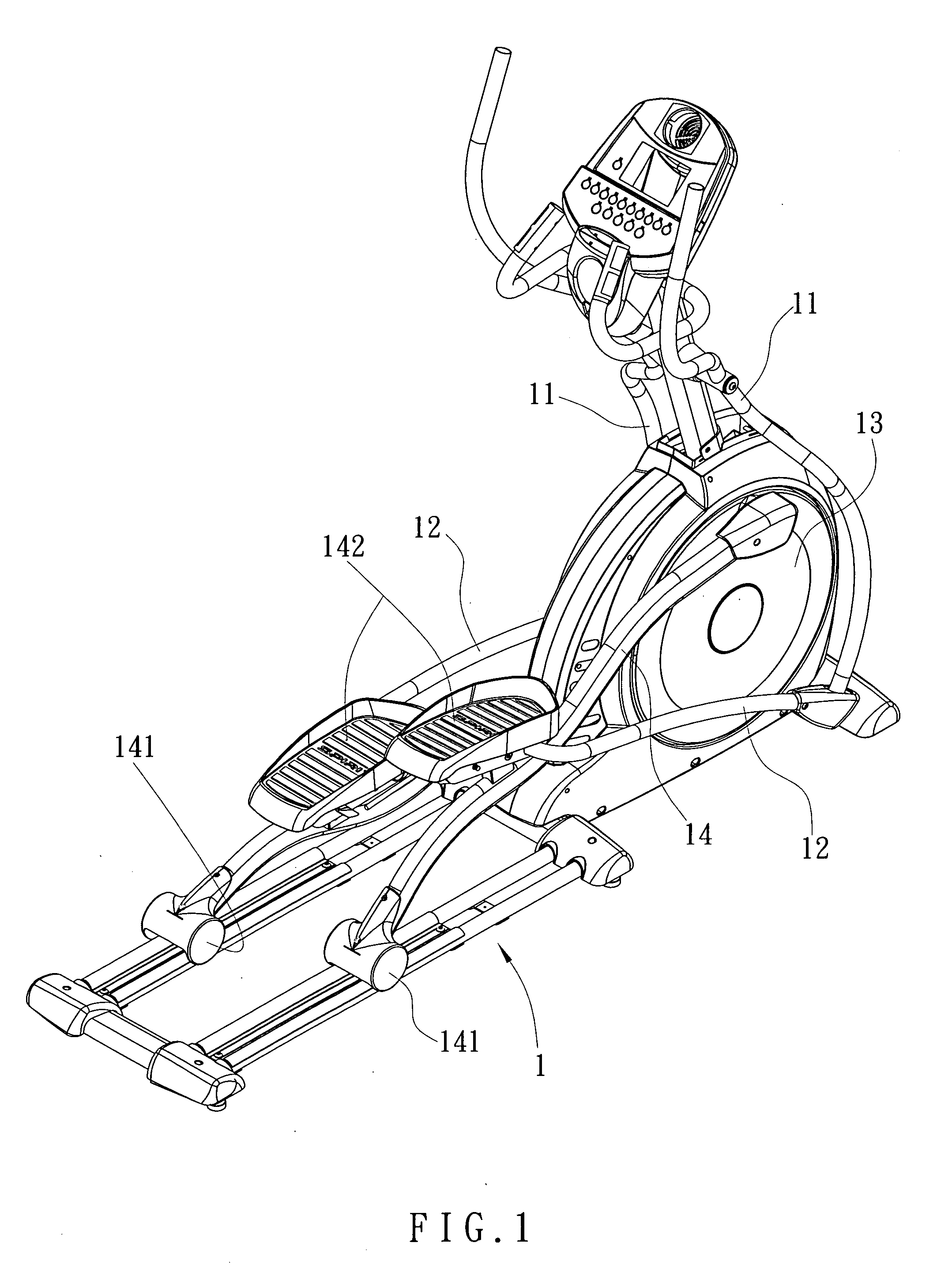 Pedal angle adjustable device for exercisers