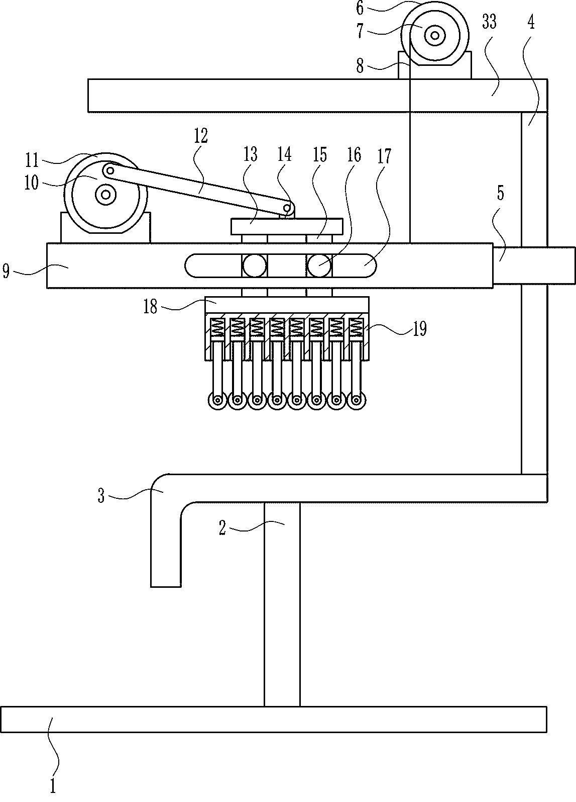 Cervical spondylosis massage device for medical care