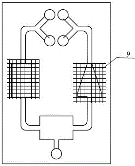 Use method of biological chip used for shear force experiment