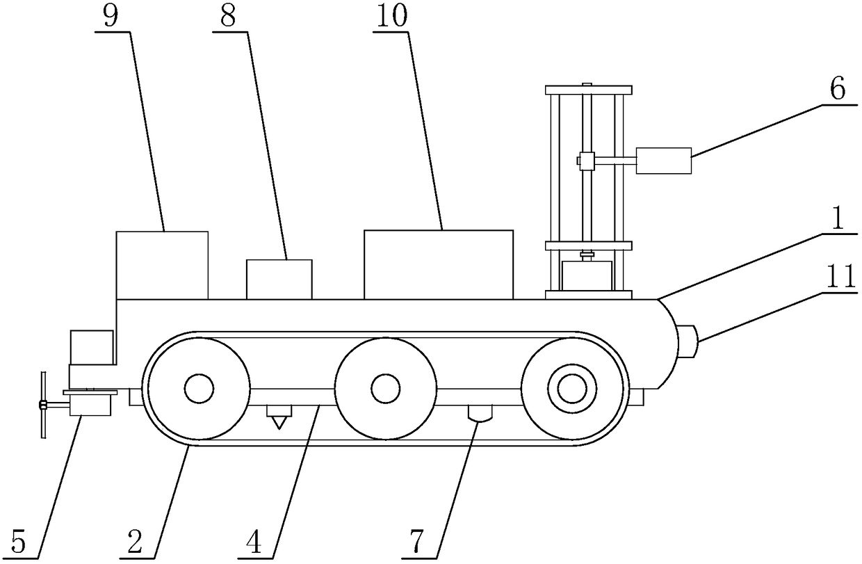 An urban sewer bim model data acquisition device