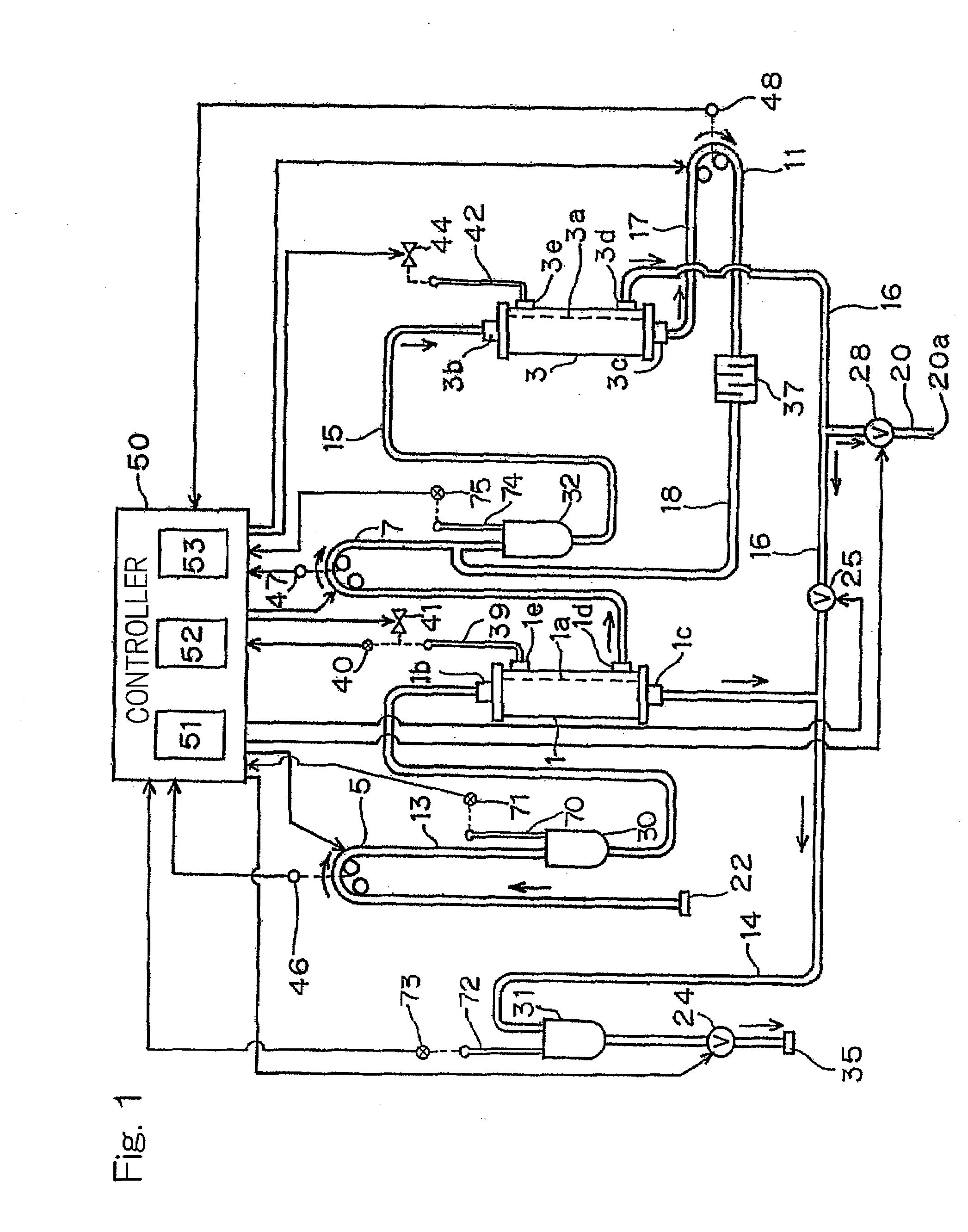 Double filtration blood purification apparatus and method of priming therefor