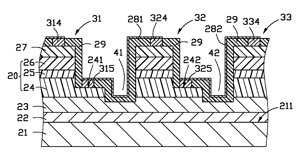 Light-emitting diode and formation method thereof