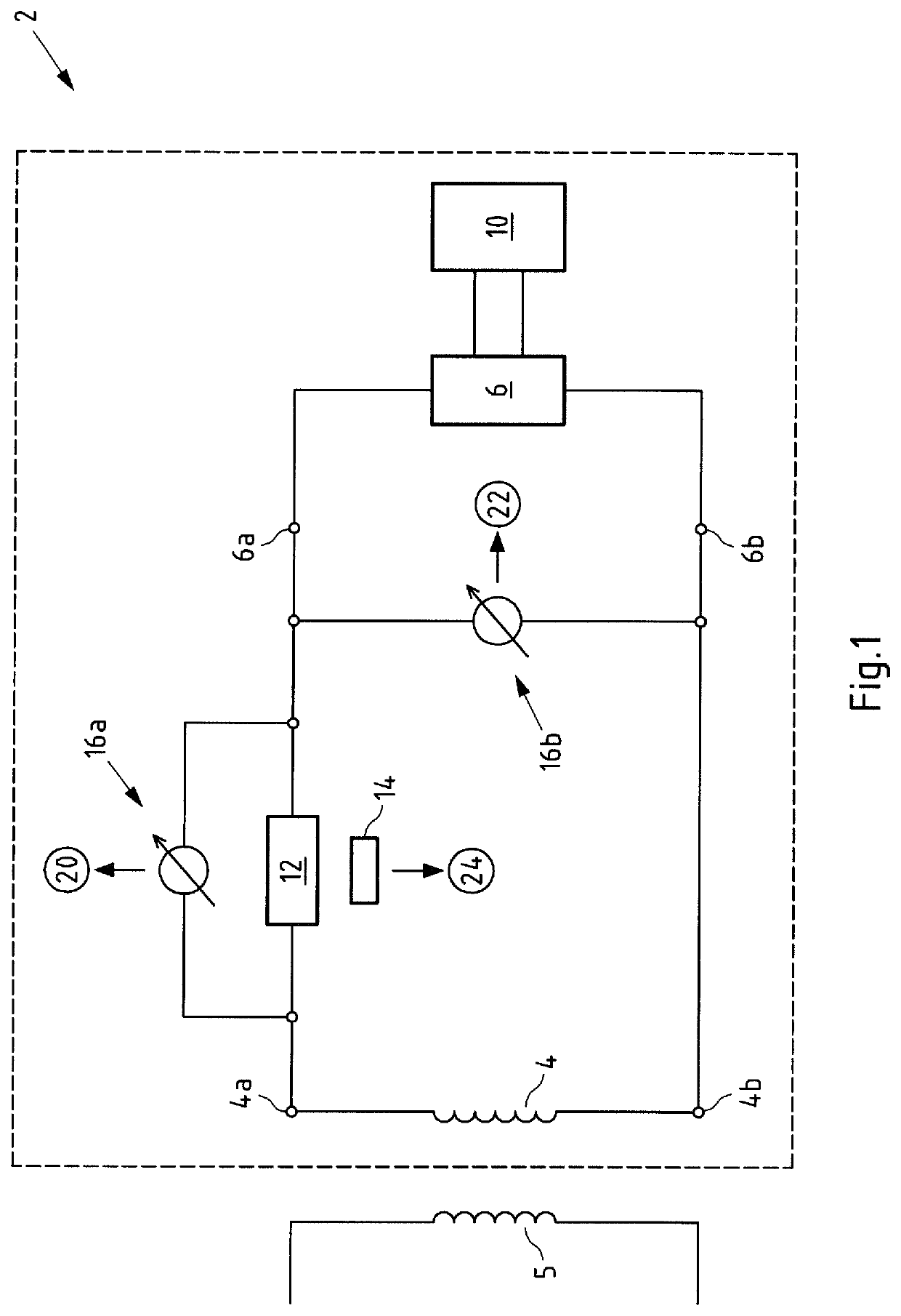 Measuring transducer for electric vehicles and a method of operating a measuring transducer