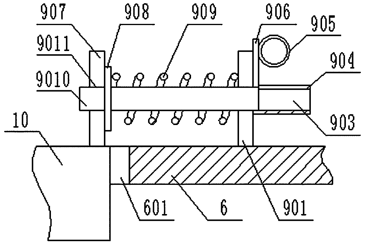 External protection device for chip silicon production and using method of external protection device