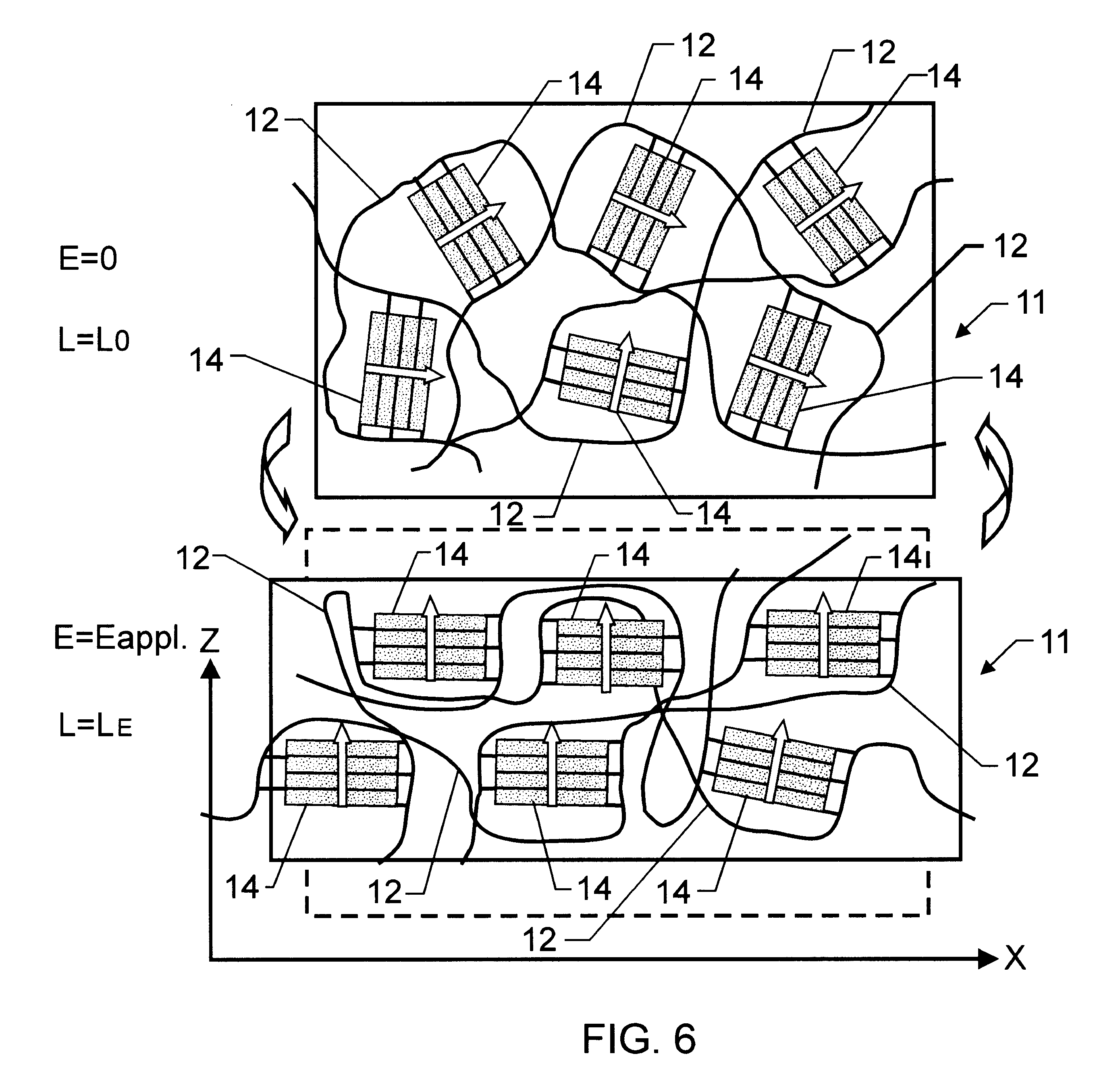 Electrostrictive graft elastomers