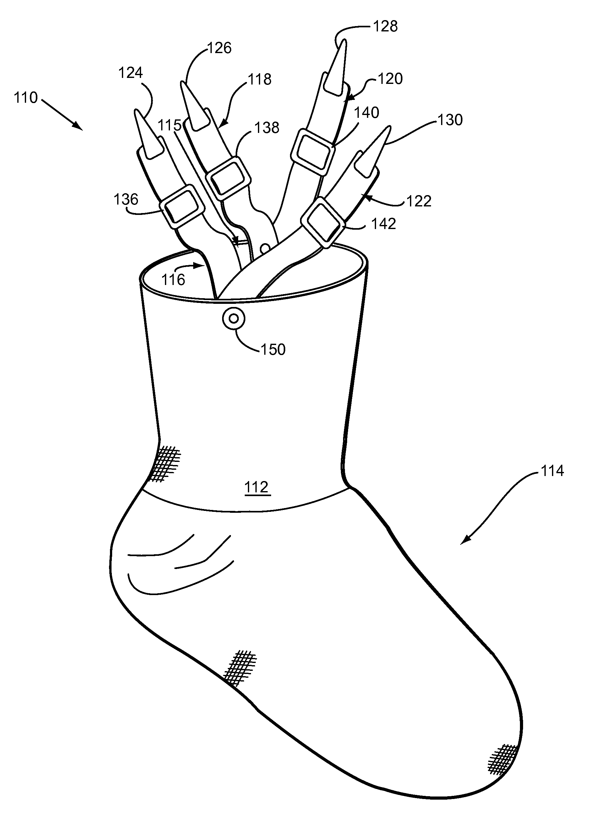 Detachable Pant Stirrups