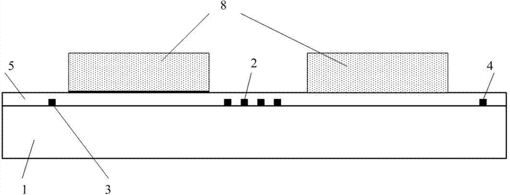 Love wave device structure and detecting method for liquid multiparameter sensing