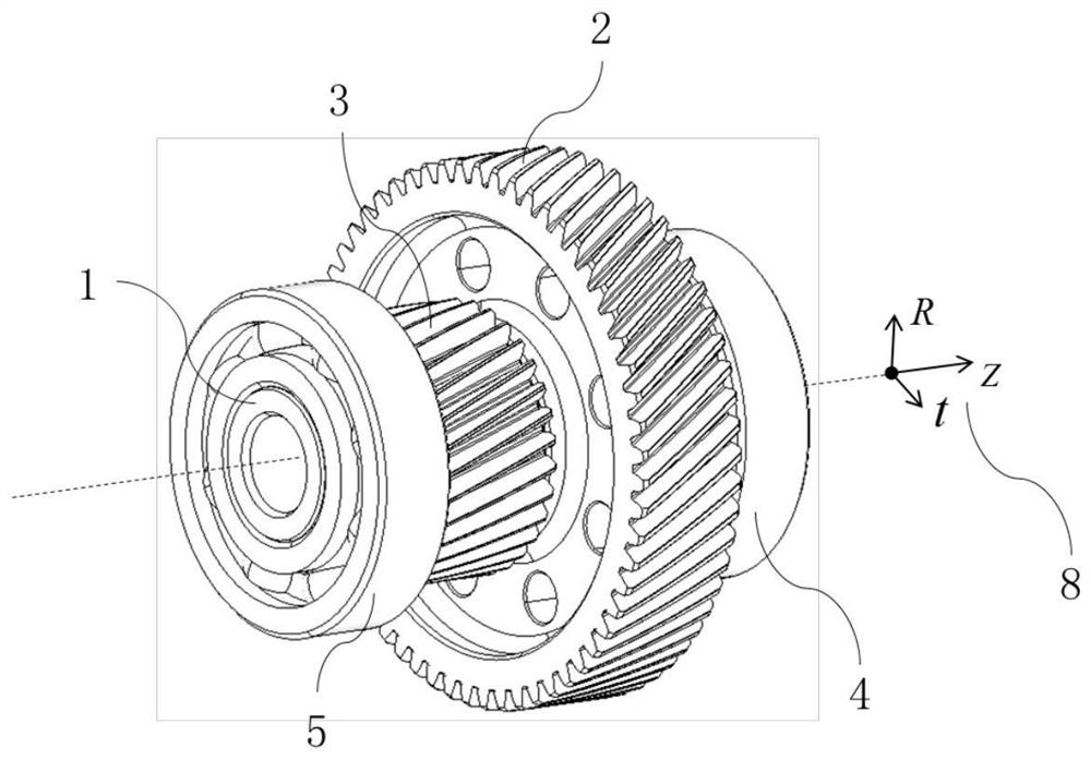 Forecasting method for transmission intermediate shaft limit bearing capacity