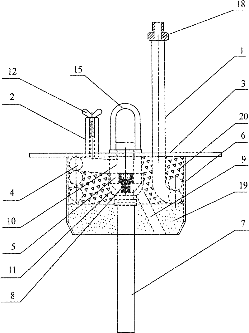 Injector type smoke preheating burner with high efficiency