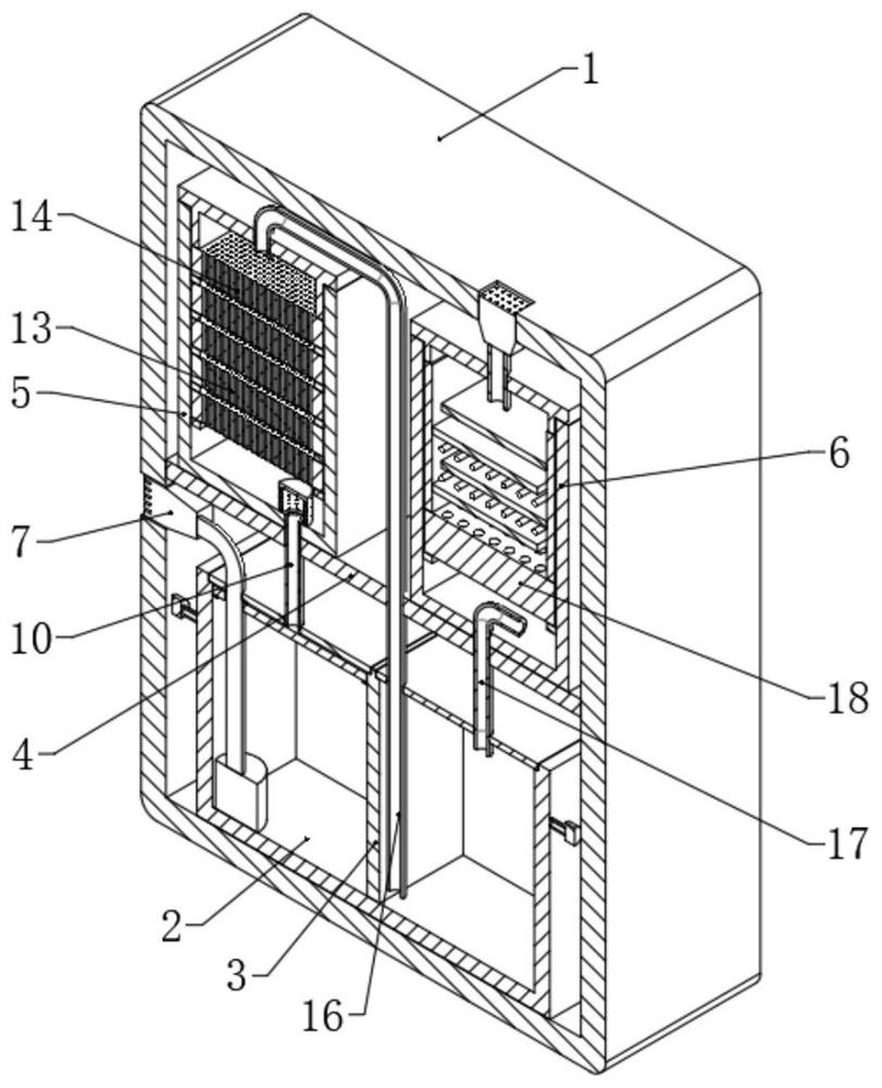 Intelligent air purification equipment capable of circularly removing dust