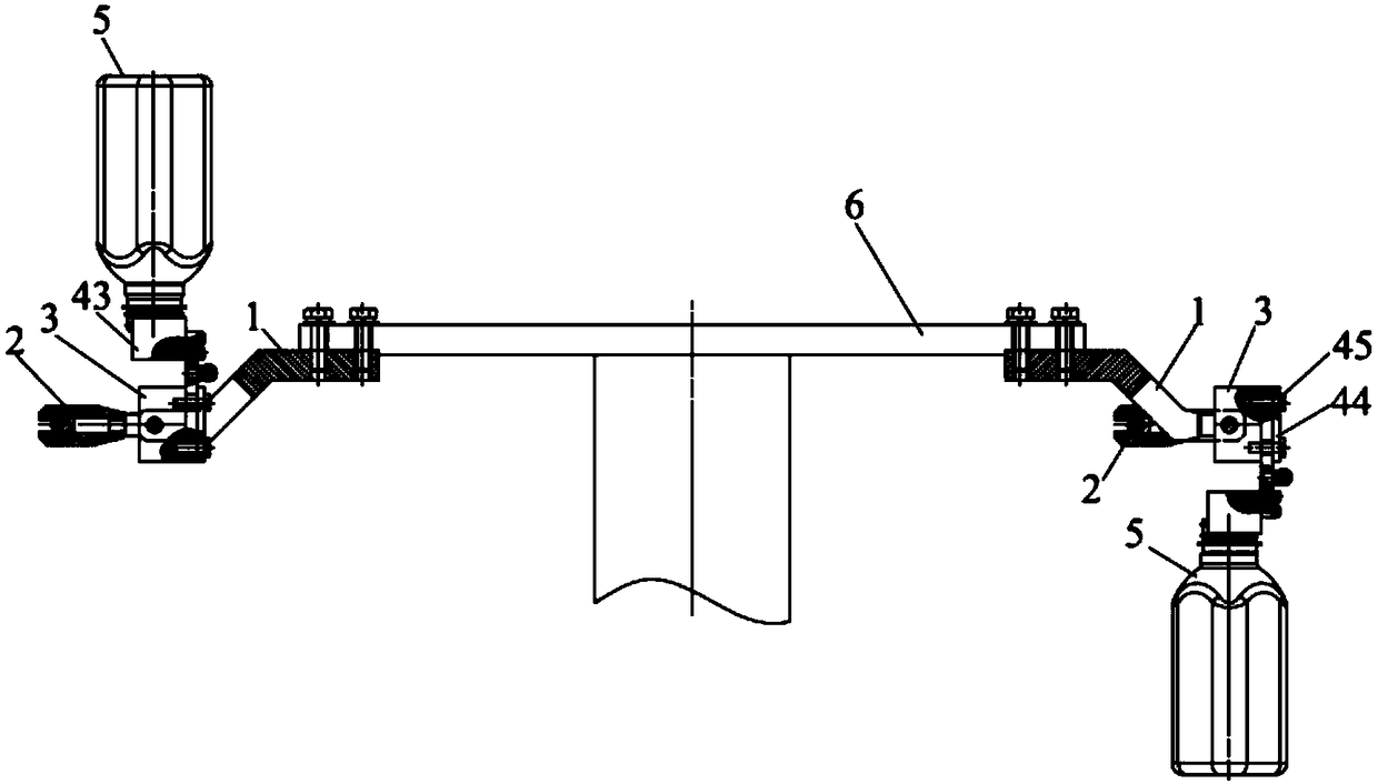 Vertical turnover star wheel clamp and conveyer line