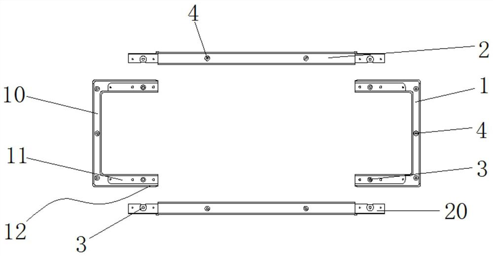 Electric meter box protection door frame strip