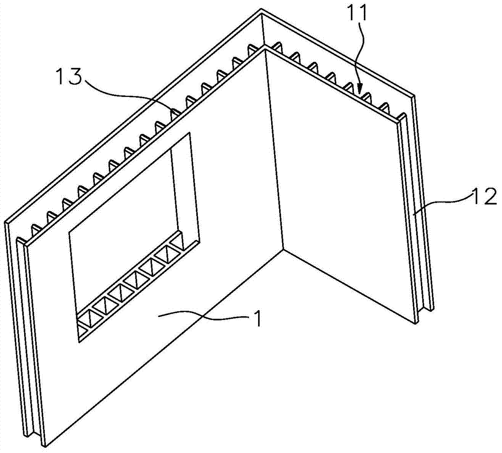 A hollow reinforced concrete precast wall module